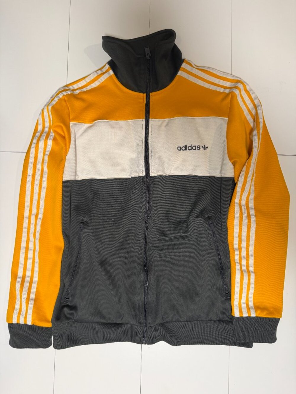 Adidas Black/Orange/White Tracksuit Mens Size Medium